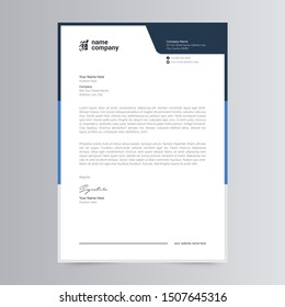 Clean And Modern Letterhead Template Design - Powered by Shutterstock