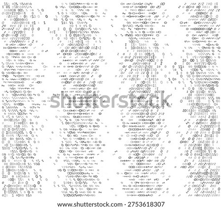 A clean and organized distribution of binary digits arranged in distinct vertical columns. This rhythmic pattern illustrates the concepts of data synchronization and parallel processing within a high-speed networking environment.