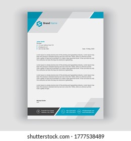 Clean and professional letterhead template  - Powered by Shutterstock