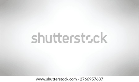Clean white and gray gradient background with soft light center for product placement or presentation high key background gradient abstract backdrop professional presentation