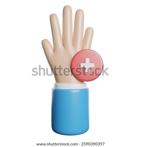 Cleaned Hygiene Wash 3D Rendering Icon Illsutration