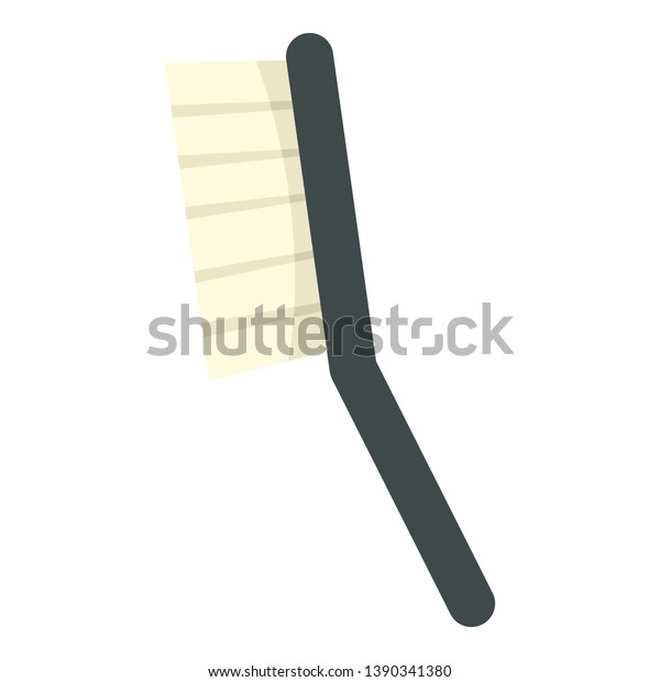 Cleaning brush icon. Flat illustration of cleaning\
brush icon for web\
design