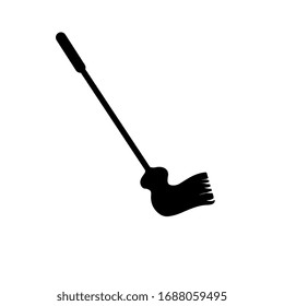 Cleaning, mop icon
flat image