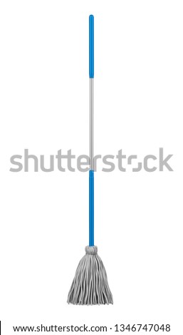Cleaning Mop Isolated. 3D rendering