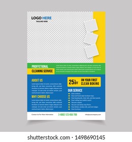 Cleaning Service Flyer, Cleaning Poster, 