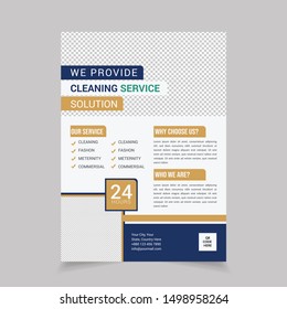 Cleaning Service Flyer Template, Cleaning Services Flyer