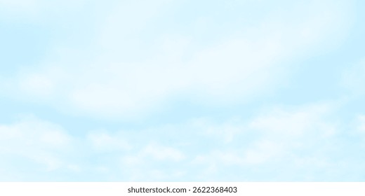 clear blue sky with a few clouds. The sky is very bright and the clouds are scattered throughout