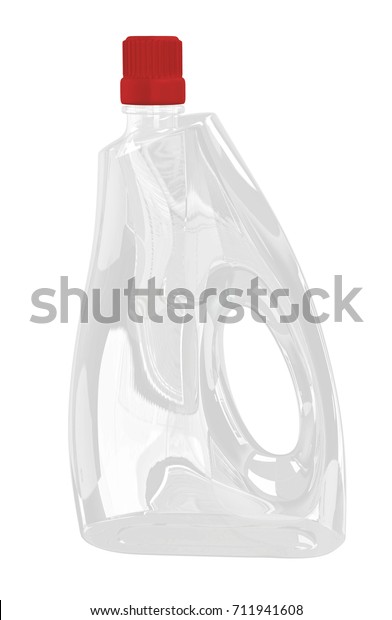 Download Clear Detergent Plastic Bottle Jerrycan Packaging Stock Illustration 711941608 PSD Mockup Templates