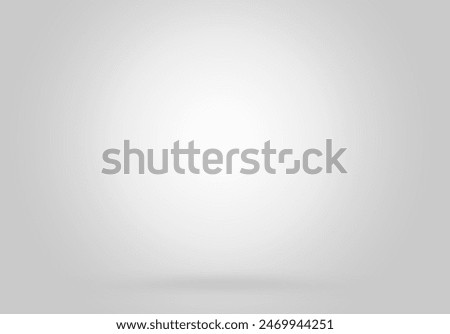 Clear empty photographer studio background Abstract, background texture of beauty dark and light clear blue, cold gray, snowy white gradient flat wall and floor in empty spacious room winter interior.