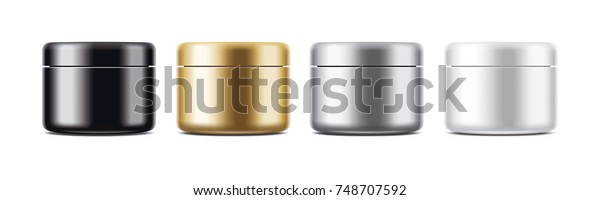 Download Clear Jar Mockup Cosmetic Cream Gel Stock Illustration 748707592