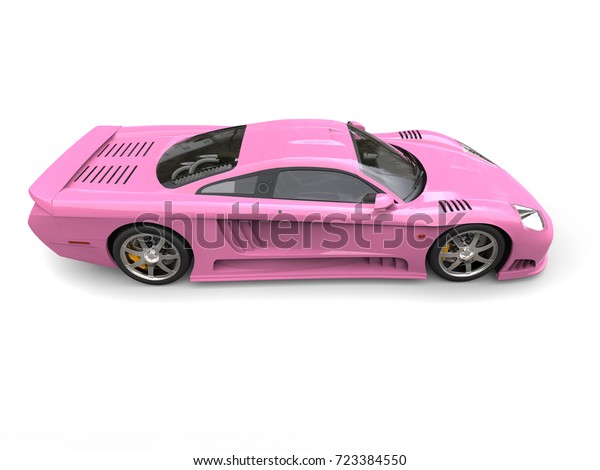pink race car toy