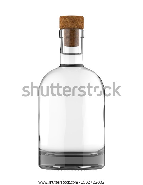 Download Clear White Glass Whiskey Vodka Gin Stock Illustration 1532722832