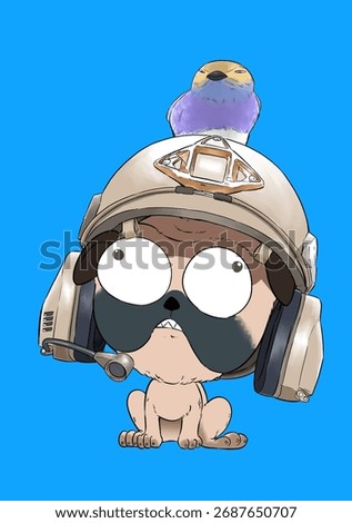 “A clever pug with a distinct character.”