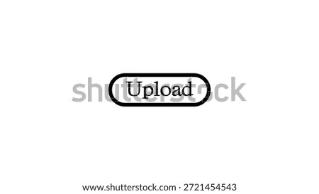 Click to upload file isolated on white background