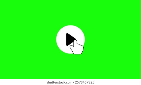 A clickable icon featuring a cursor or hand, designed to indicate interactivity in digital interfaces, websites, or applications.