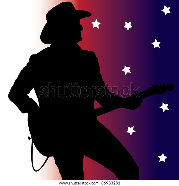 Suchen Sie Nach Clip Art Illustration Einer Country Musik Gitarre Spieler Silhouette Auf Rotem Stockbildern In Hd Und Millionen Weiteren Lizenzfreien Stockfotos Illustrationen Und Vektorgrafiken In Der Shutterstock Kollektion Jeden Tag Werden Tausende