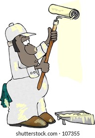 Clipart Illustration House Painter Stock Illustration 107355 Shutterstock   Clipart Illustration House Painter 260nw 107355 