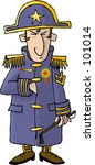 Clipart illustration of Napolean