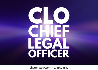 Clo Chief Legal Officer Head Corporate Stock Illustration 1786013852 ...