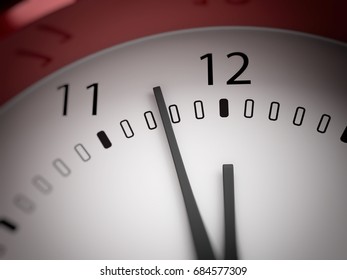 the clock 3D rendering 3D illustration