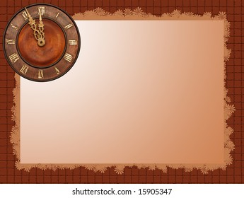 Clock background - At the eleventh hour