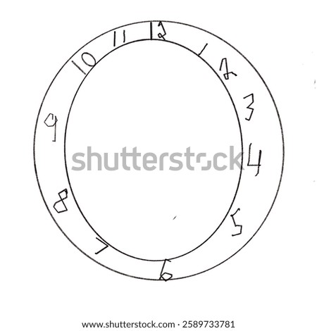 Clock that has no hands
