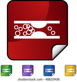 Clogged Artery Icon Set