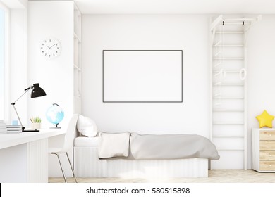 Children S Bedroom Interior Stock Illustrations Images