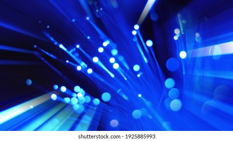 Close Up Of Fiber Optics