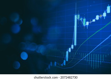 Close Financial Chart Graph Stock Market Stock Illustration 2072482730 ...