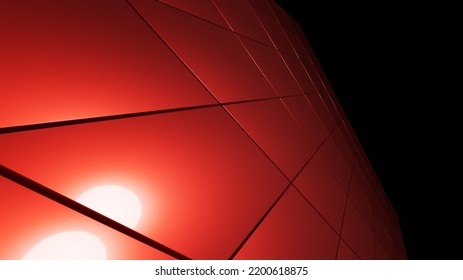 Close Up Glossy Red Texture On A Black Scene 3D Rendering Abstract  Wallpaper Backgrounds