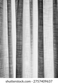 Close up horizontal fabric texture background with enhanced depth and subtle color toning. The soft material creates gentle folds and variations in light, resulting in a rich tactile surface with a modern and versatile aesthetic. Ideal for use as a background for branding, presentations, websites and creative design projects offering a clean yet visually engaging texture backdrop
