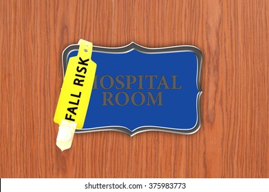 Close Yellow Fall Risk Medical Alert Stock Illustration 375983773 ...