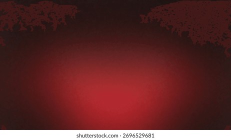 A close-up, abstract, pixelated image with a central glowing red light against a dark, blurred background.