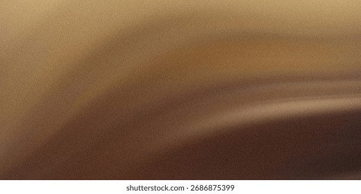 Close-up abstract texture featuring smooth, flowing lines in warm golden and brown shades, resembling silk or liquid.