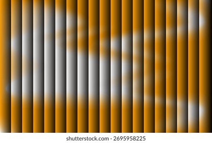 A close-up abstract view of parallel vertical stripes in shades of orange and white, creating a textured, layered visual.