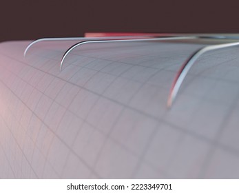 A Closeup Of Seismograph Machine Needles On Graph Paper Depicting Seismic And Eartquake Activity - 3D Render