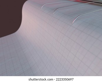 A Closeup Of Seismograph Machine Needles On Graph Paper Depicting Seismic And Eartquake Activity - 3D Render