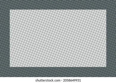 A Closeup Shot Of A Wire Mesh Screen With White Space For Text In The Middle