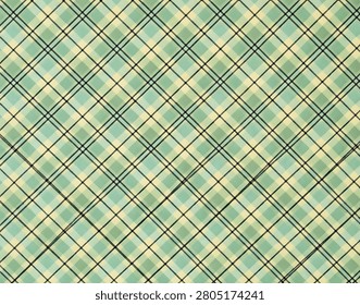 A close-up view of a geometric pattern featuring a light green and cream diagonal crosshatch design texture.