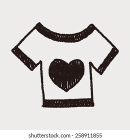 Similar Images, Stock Photos & Vectors of clothes doodle drawing