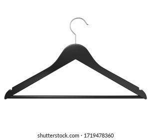 Clothes Hanger Isolated. 3D Rendering