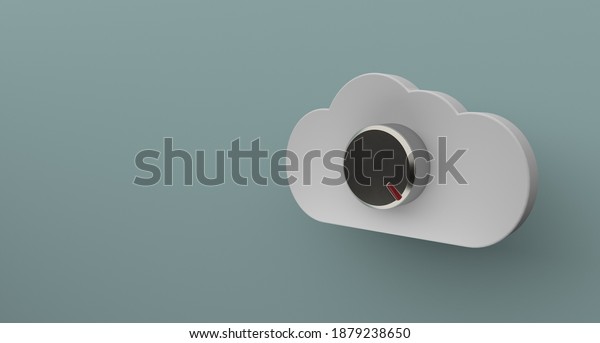 Cloud Computing, Data Center,\
Server Rack, Connection In Neural Network, Technology 3d\
Illustration