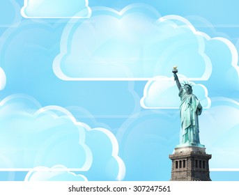 Cloud Statue of liberty