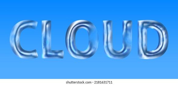 Cloud Text Effect | Cloudy Background | Clouds In Blue Sky