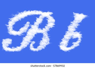 Cloud Numbers Clouds Shape Figure 4 Stock Illustration 313034552