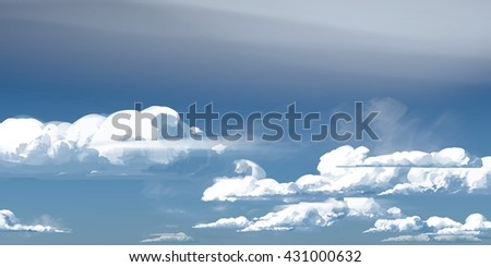 Similar – Wolkenbilder weiß Himmel