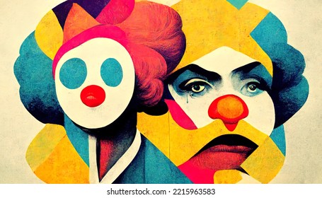 721 Clown Pop Art Images, Stock Photos & Vectors | Shutterstock