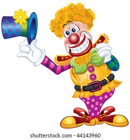 Clown Happy Cartoon Stock Illustration 44143960 | Shutterstock