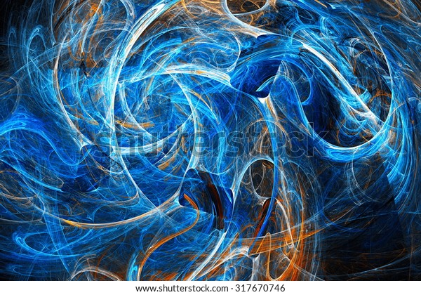 Clubs Colored Smoke Chaos Curves Space Stock Illustration 317670746 ...